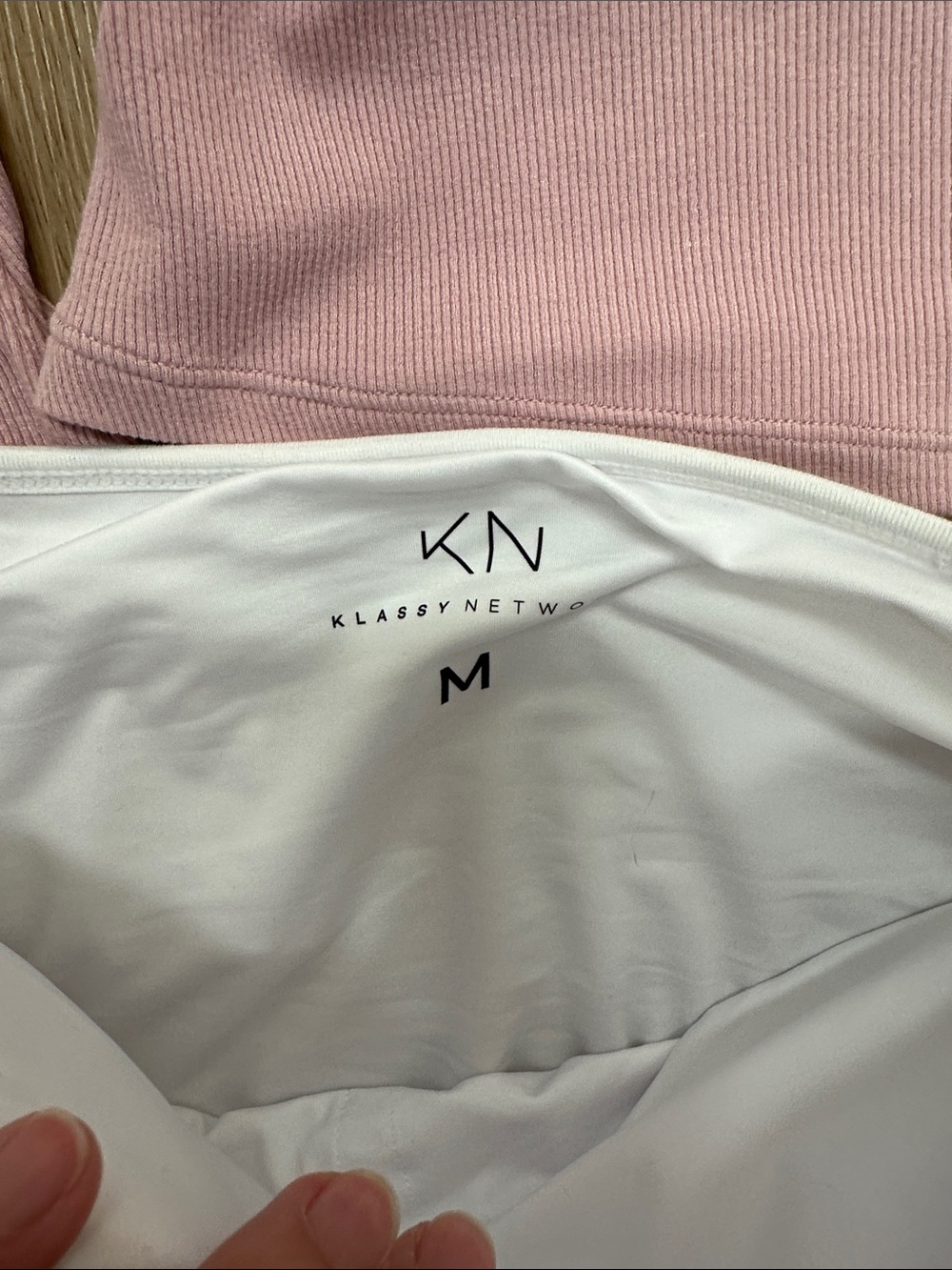 3pc Pink tank, White & pink Tube Top Set - Picture 3 of 4